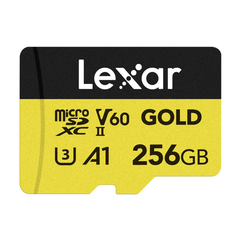 Lexar Professional UHS-II U3 V60 A1 256GB microSDXC Memory Card - بطاقة تخزين